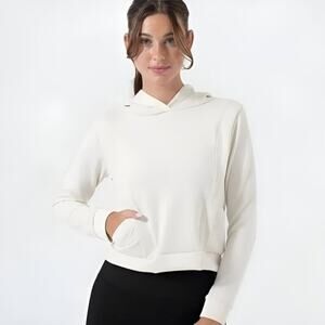 NWT NUX Sleek Fabric Mia Hoodie Coconut M SOLD OUT COLOR